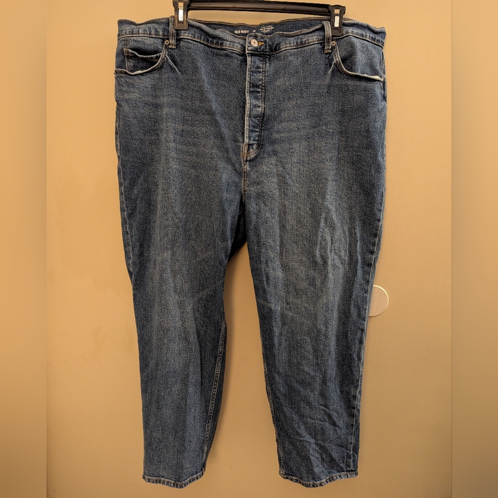 Old Navy Sky-Hi Straight Blue Jeans sz 26